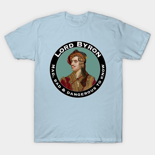 Poet Lord Byron T-Shirt by EmmaFifield